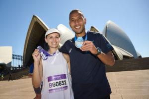 Image during 2023 Sydney Marathon. Credit Brett Hemmings via Two Palms