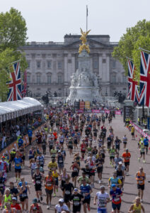 Participants approach the finish line on The Mall in front of Buckingham Palace and the Queen Victoria Memorial during the TCS London Marathon on Sunday 26th April 2026.


Photo: Jason Ludlow for London Marathon Events

For further information: media@londonmarathonevents.co.uk