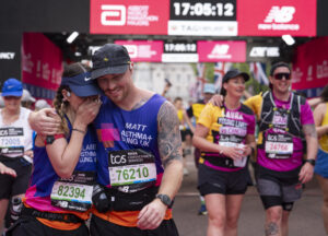 Participants react as they cross the finish line during the TCS London Marathon on Sunday 26th April 2026.


Photo: Andrew Baker for London Marathon Events

For further information: media@londonmarathonevents.co.uk