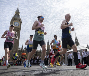 Participants make their way past Big Ben and the Houses of Parliament during the TCS London Marathon on Sunday 26th April 2026.


Photo: Kieran Cleeves for London Marathon Events

For further information: media@londonmarathonevents.co.uk