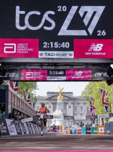 Tigst Assefa (ETH) crosses the finish line on the Mall in a Women Only World Record of 2:15:40 in the Elite Women’s Race during the TCS London Marathon on Sunday 26th April 2026.


Photo: Shaun Brooks for London Marathon Events

For further information: media@londonmarathonevents.co.uk